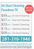 Air Duct Cleaning Pasadena TX